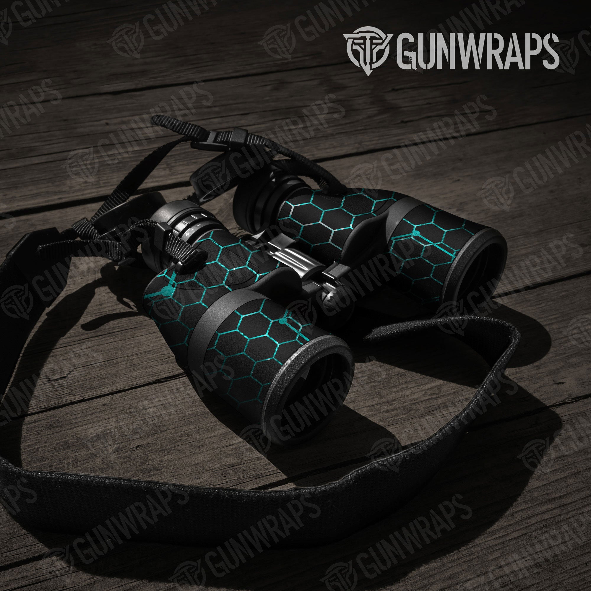 Vivid Hex Tiffany Blue Gun Skin Vinyl Wrap