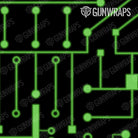 AK 47 Circuit Board Green Gun Skin Pattern