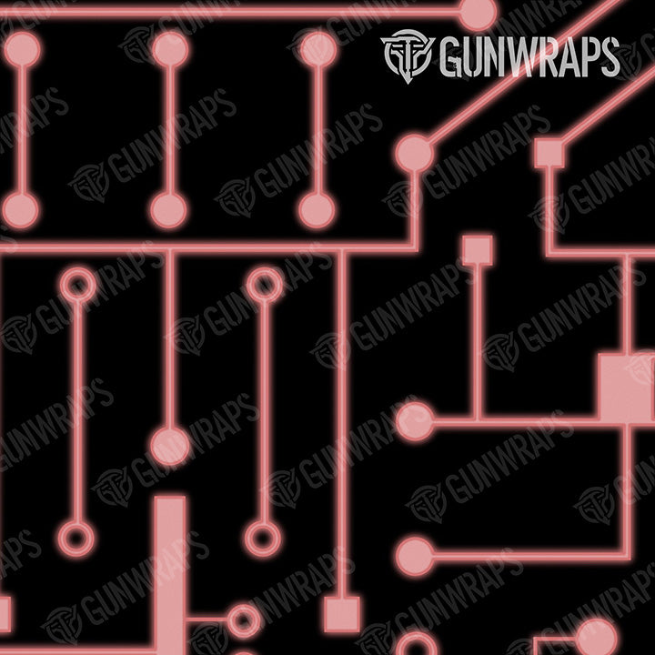 AR 15 Circuit Board Pink Gun Skin Pattern