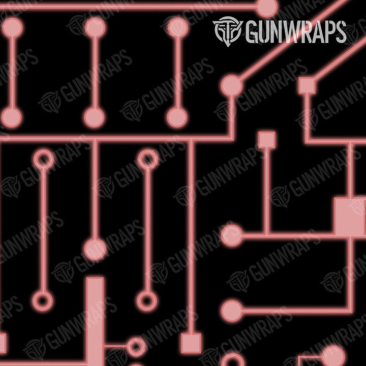 AR 15 Mag Circuit Board Pink Gun Skin Pattern