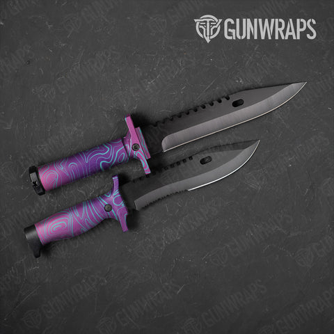 Damascus Knife Gear Skin Vinyl Wraps