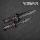 Damascus Pink Knife Gear Skin Vinyl Wrap