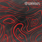 AK 47 Damascus Red Gun Skin Pattern