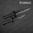 Digital Metro Green Camo Knife Gear Skin Vinyl Wrap