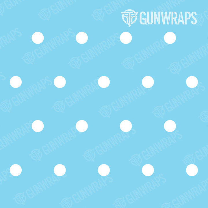 AR 15 Dotted Blue Gun Skin Pattern