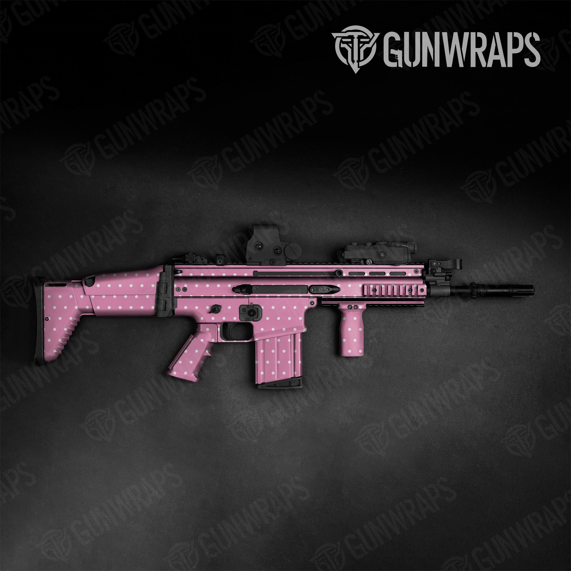 Tactical Dotted Pink Gun Skin Pattern