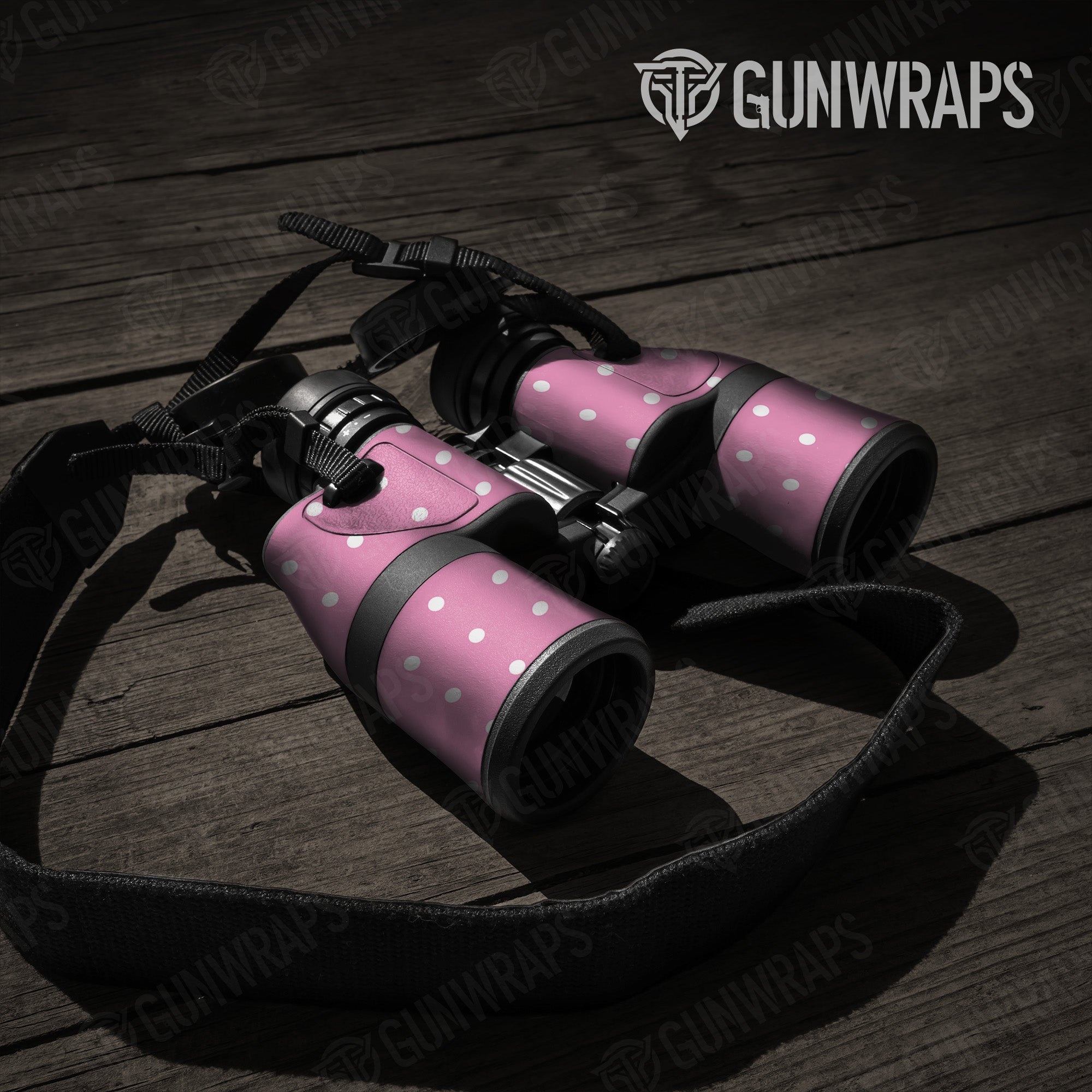 Binocular Dotted Pink Gun Skin Pattern