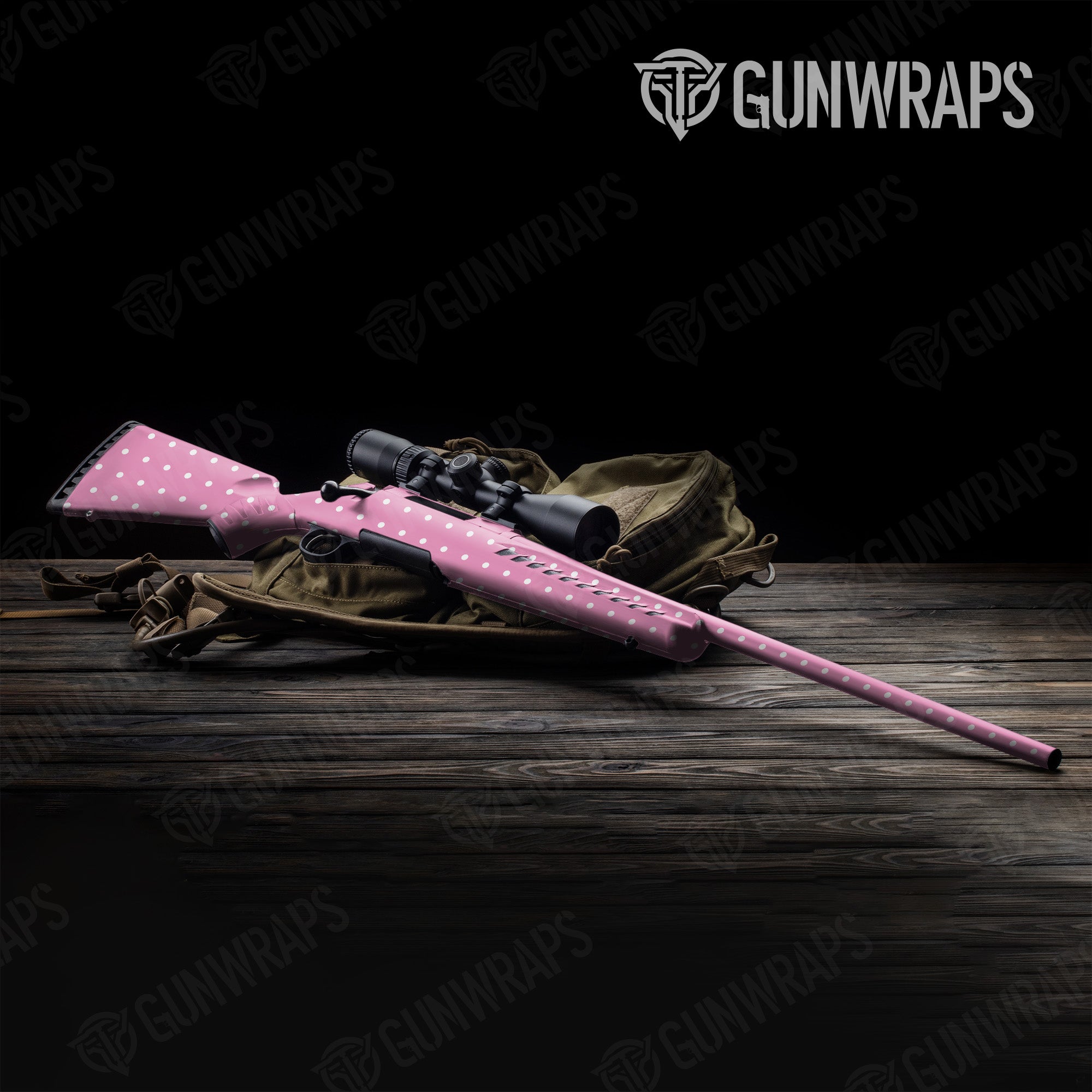 Rifle Dotted Pink Gun Skin Pattern
