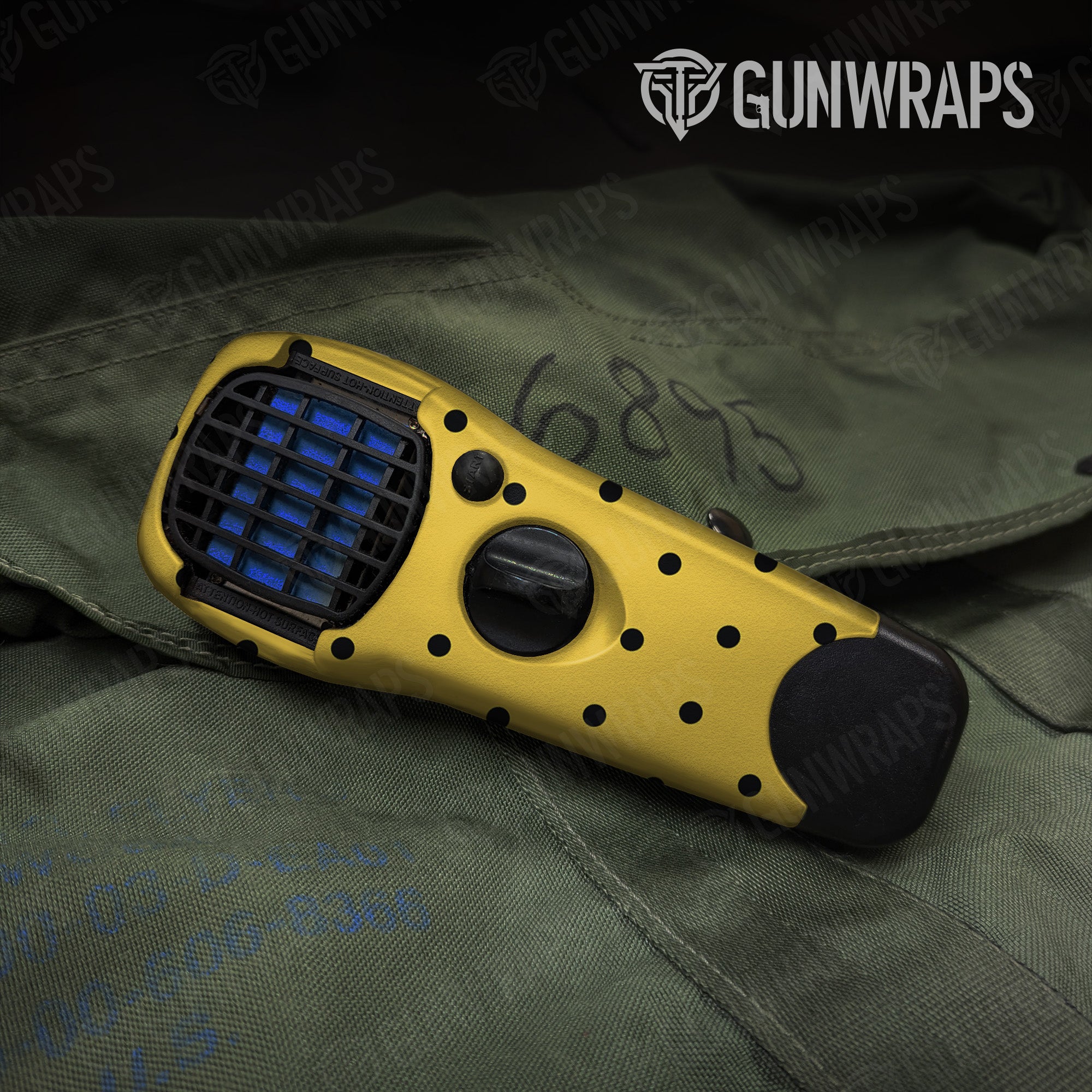 Thermacell Dotted Sunflower Gun Skin Vinyl Wrap