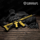 AR 15 Dotted Sunflower Gun Skin Pattern
