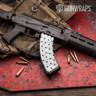 AK 47 Mag Dotted White Gun Skin Pattern
