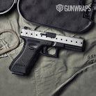 Pistol Slide Dotted White Gun Skin Pattern