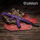 AK 47 Eclipse Camo Elite Purple Gun Skin Pattern