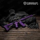 AR 15 Eclipse Camo Elite Purple Gun Skin Pattern