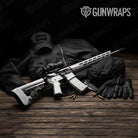 AR 15 Eclipse Camo Elite White Gun Skin Pattern
