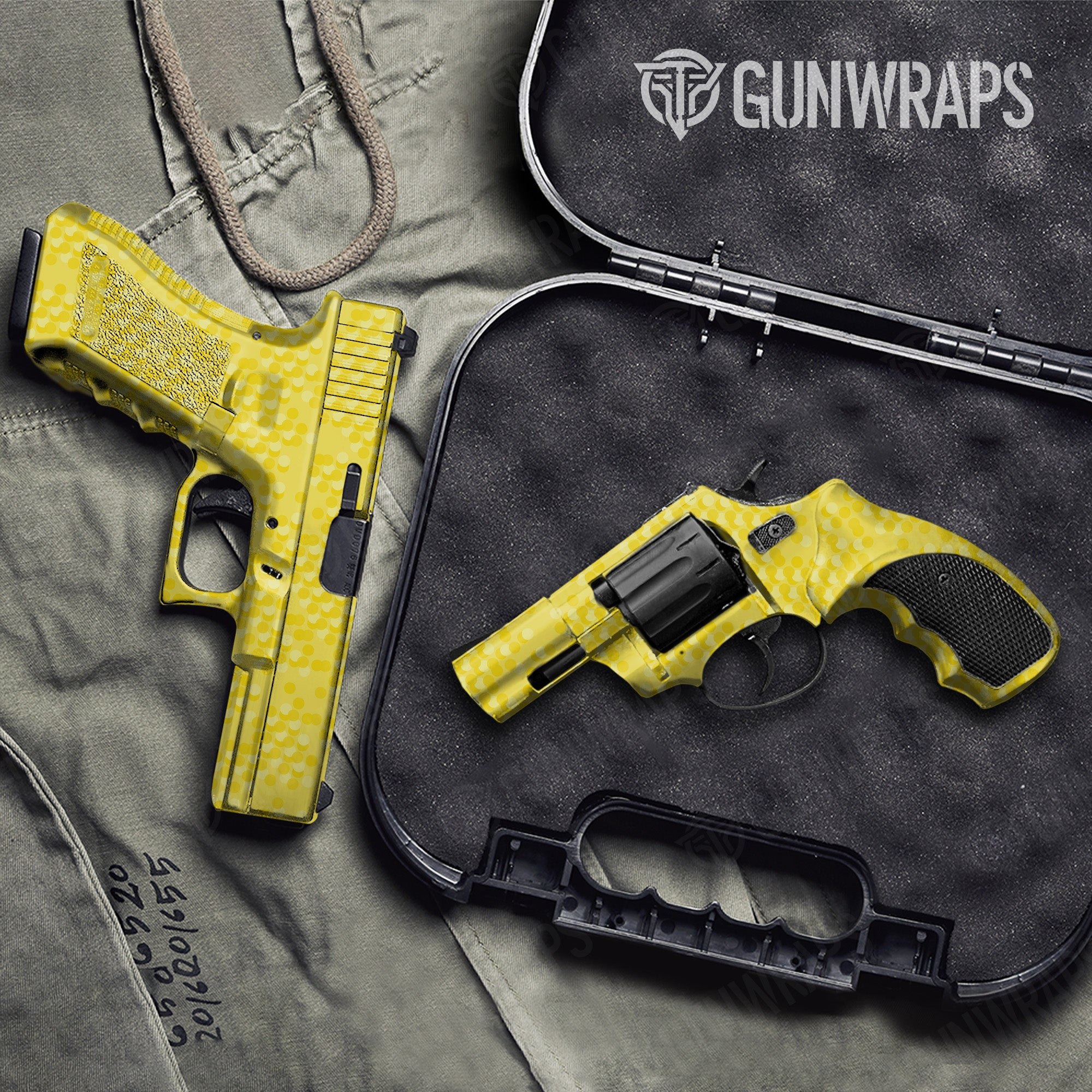 Pistol & Revolver Eclipse Camo Elite Yellow Gun Skin Pattern