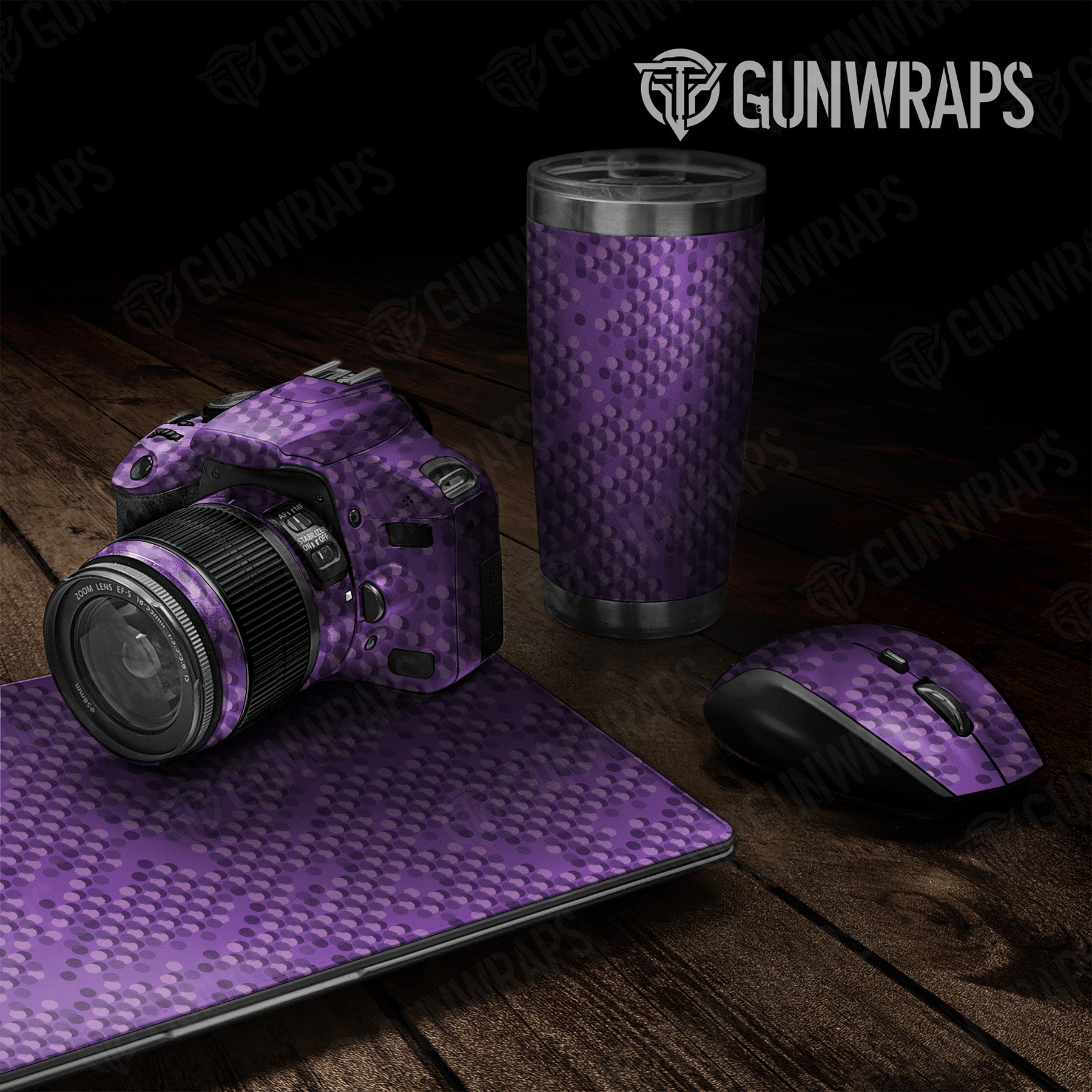 Universal Sheet Eclipse Camo Elite Purple Gun Skin Pattern