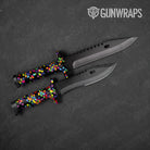 Knife Eclipse Camo Multicolor Gun Skin Pattern