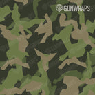 AR 15 Erratic Army Green Camo Gun Skin Pattern