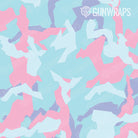 AR 15 Mag & Mag Well Erratic Cotton Candy Camo Gun Skin Pattern