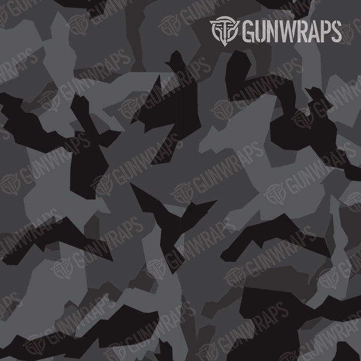 Universal Sheet Erratic Elite Black Camo Gun Skin Pattern