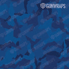 AR 15 Mag Erratic Elite Blue Camo Gun Skin Pattern