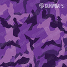 AR 15 Erratic Elite Purple Camo Gun Skin Pattern
