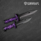 Erratic Elite Purple Camo Knife Gear Skin Vinyl Wrap