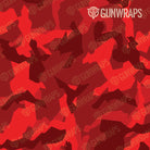 AK 47 Mag Erratic Elite Red Camo Gun Skin Pattern