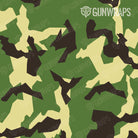 Pistol Slide Erratic Jungle Camo Gun Skin Pattern