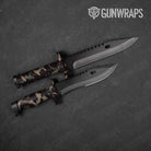 Erratic Militant Blood Camo Knife Gear Skin Vinyl Wrap