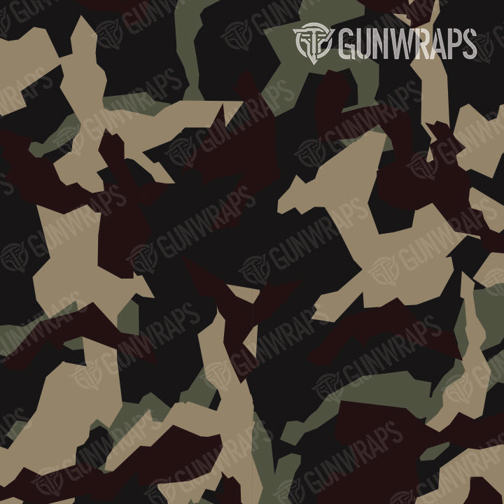 Pistol Slide Erratic Militant Blood Camo Gun Skin Pattern