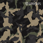 Universal Sheet Erratic Militant Charcoal Camo Gun Skin Pattern