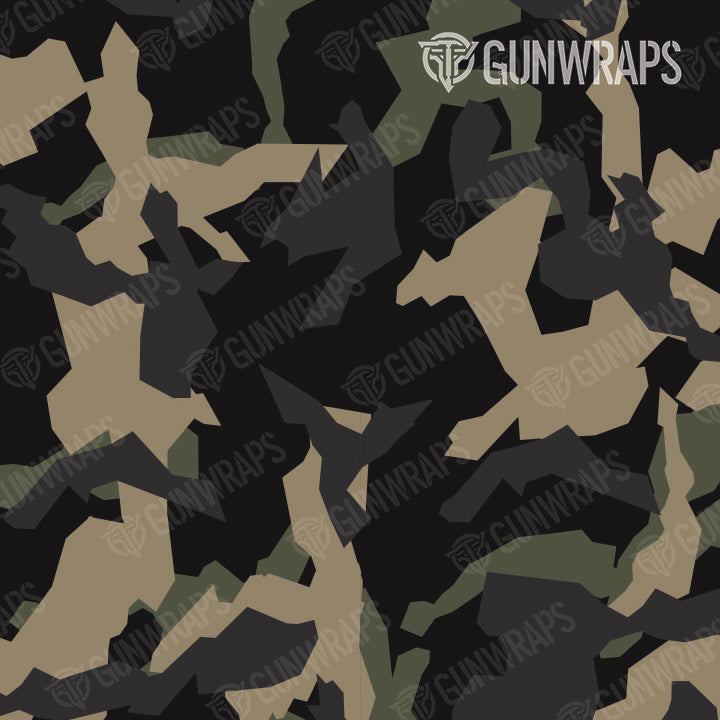 Pistol & Revolver Erratic Militant Charcoal Camo Gun Skin Pattern