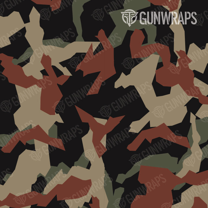 Universal Sheet Erratic Militant Copper Camo Gun Skin Pattern