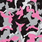 AR 15 Mag Well Erratic Pink Tiger Camo Gun Skin Pattern