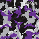 Pistol Slide Erratic Purple Tiger Camo Gun Skin Pattern