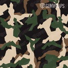 Knife Erratic Woodland Camo Gear Skin Pattern