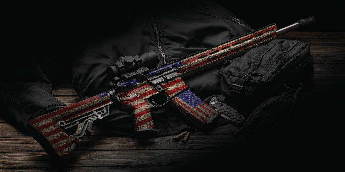 Wrapped Rifles GunWraps | Custom Gun Wraps - Sworn to Protect & Style – GunWraps.com