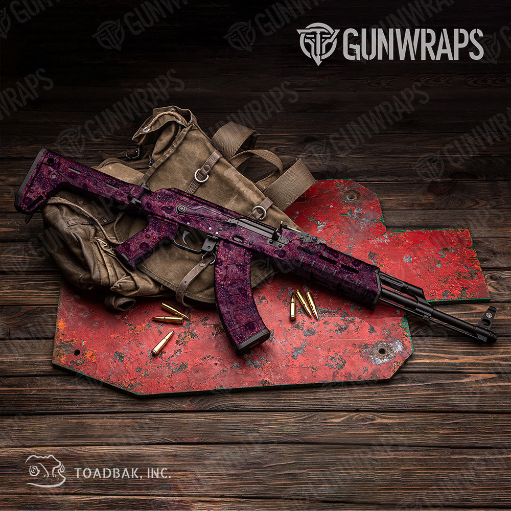 AK 47 Toadaflage Berry Crush Camo Gun Skin Vinyl Wrap