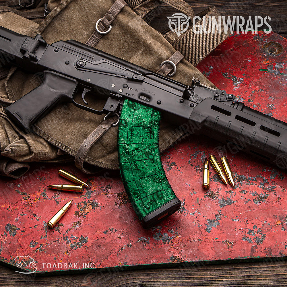 AK 47 Mag Toadaflage Green Camo Gun Skin Vinyl Wrap