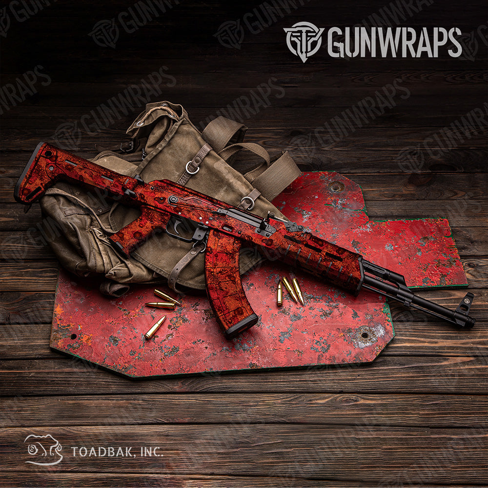AK 47 Toadaflage Magma Camo Gun Skin Vinyl Wrap
