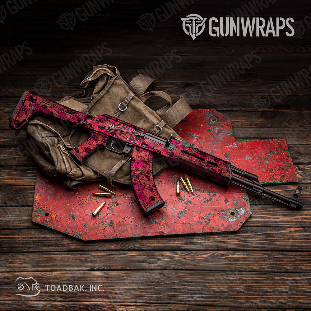 AK 47 Toadaflage Watermelon Camo Gun Skin Vinyl Wrap