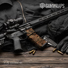 AR 15 Mag & Mag Well Toadaflage Dryland Camo Gun Skin Vinyl Wrap