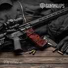 AR 15 Mag & Mag Well Toadaflage Ember Camo Gun Skin Vinyl Wrap