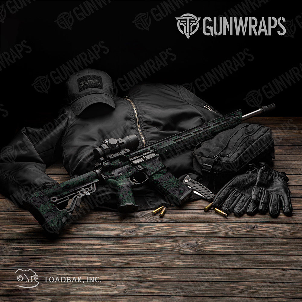 AR 15 Toadaflage Graveyard Camo Gun Skin Vinyl Wrap