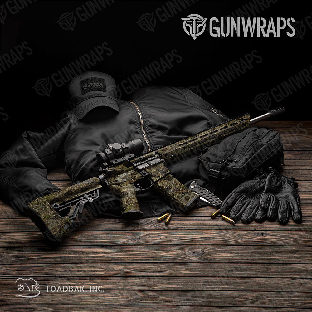AR 15 Toadaflage Original Camo Gun Skin Vinyl Wrap