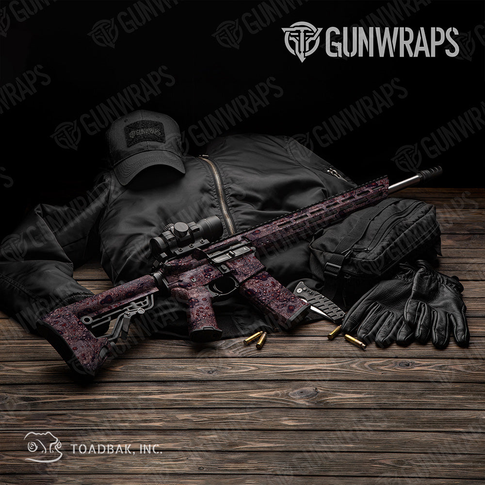 AR 15 Toadaflage Rotten Camo Gun Skin Vinyl Wrap