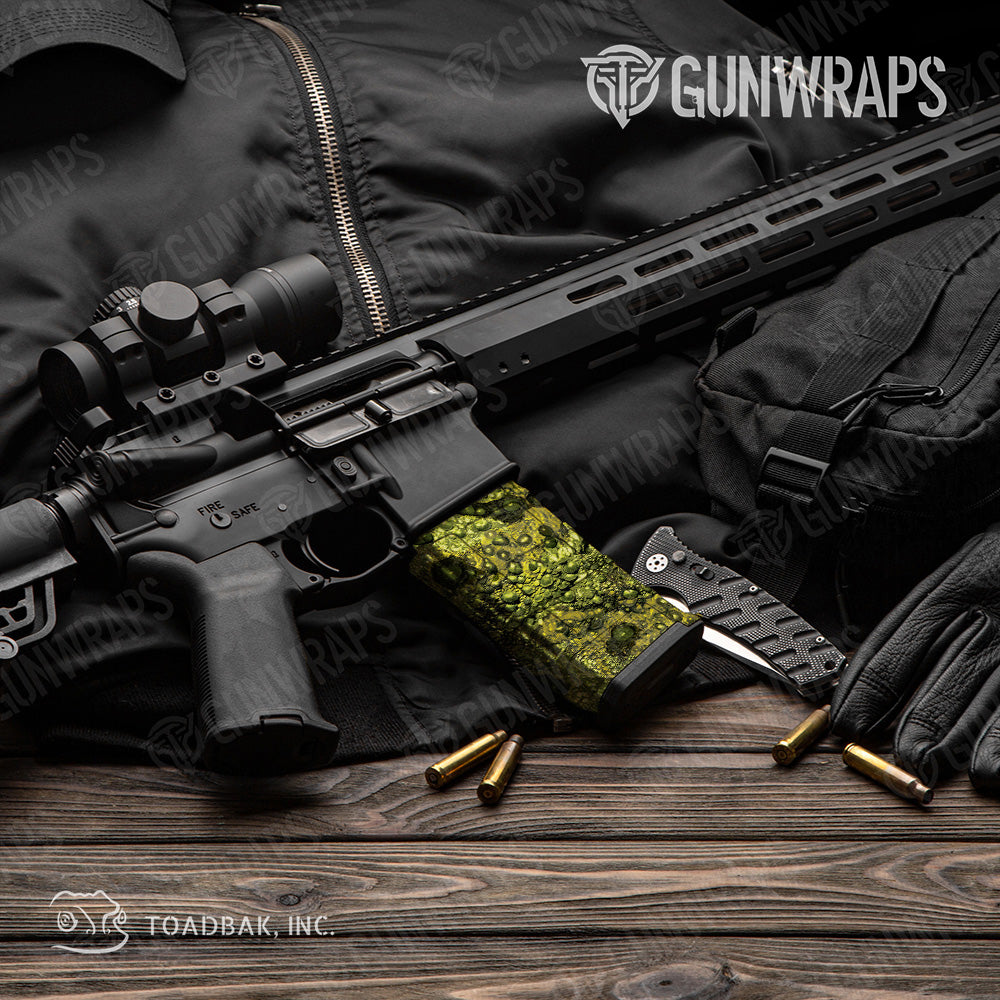 AR 15 Mag Toadaflage Toxic Camo Gun Skin Vinyl Wrap