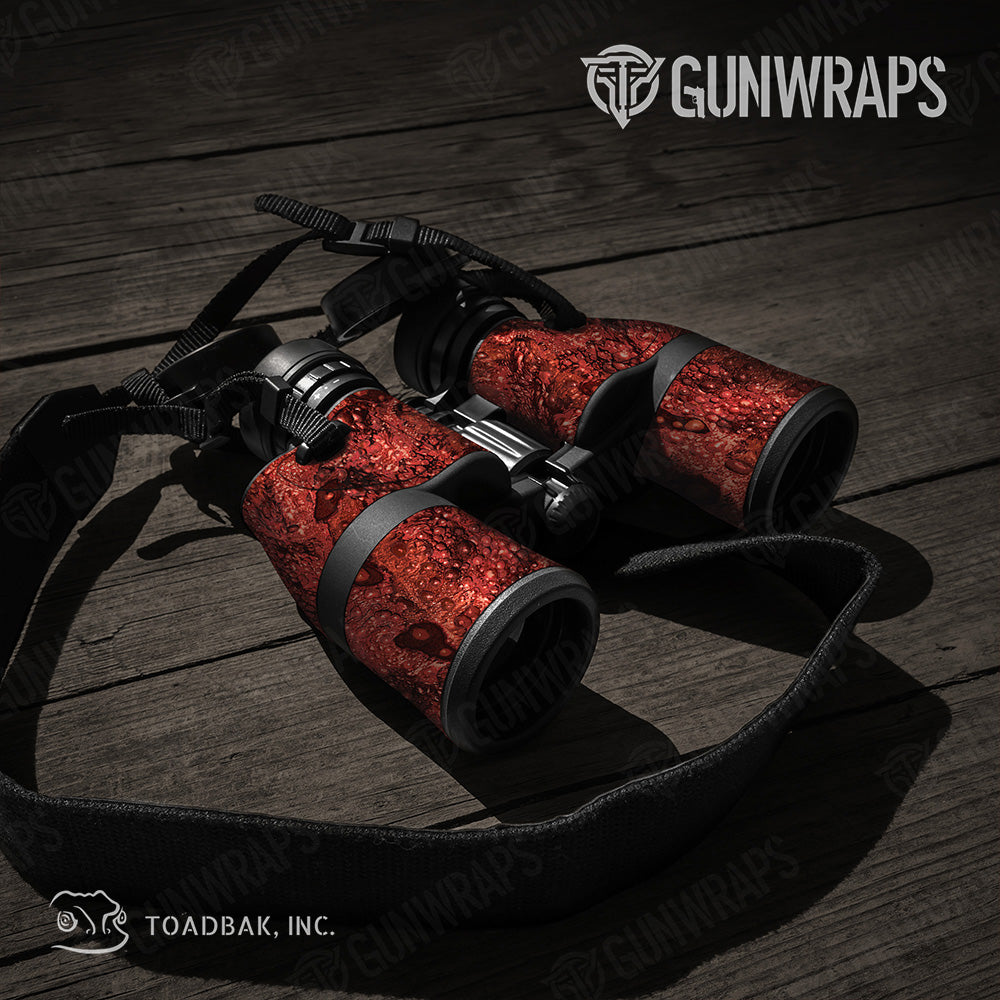 Binocular Toadaflage Red Camo Gun Skin Vinyl Wrap